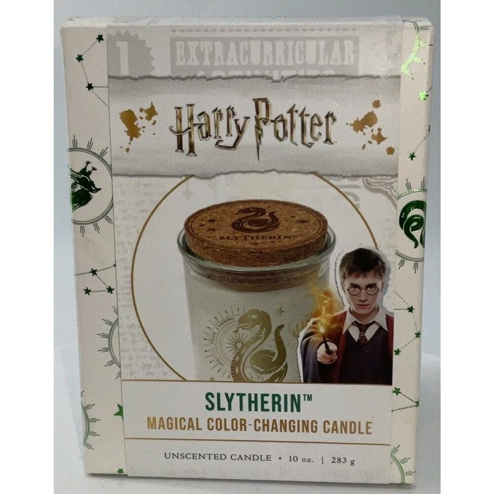 Harry Potter: Magical Color-changing Slytherin Candle Insight Editions